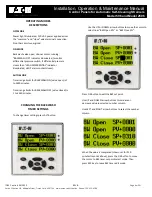 Preview for 6 page of Eaton 2596 Manual