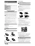 Eaton 350 VA User Manual preview