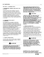 Preview for 7 page of Eaton 380 VCP-Wind Instructions For The Use, Operation And Maintenance