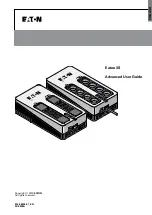 Eaton 3S850 Advanced User'S Manual preview