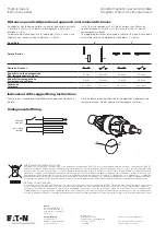 Preview for 2 page of Eaton 423-TF Instruction Leaflet