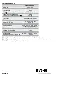 Preview for 29 page of Eaton 500 Installation And User Manual