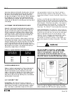 Предварительный просмотр 46 страницы Eaton 50VCPW-ND250 Installation, Operation And Maintenance Manual