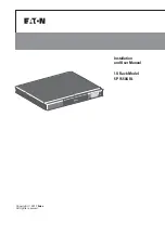 Preview for 1 page of Eaton 5P 1550G RL Installation And User Manual