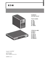 Eaton 5P 750 Installation And User Manual preview