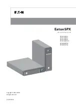 Eaton 5PX1500HRTG2 Advanced User'S Manual preview