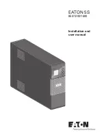 Preview for 1 page of Eaton 5S 1200 Installation And User Manual