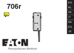 Предварительный просмотр 1 страницы Eaton 706r Manual