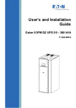 Eaton 93PM G2 Series User And Installation Manual preview