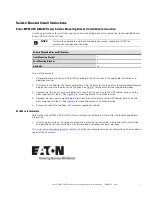 Eaton 93PM IBC-L Install Instructions preview