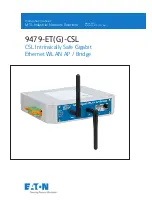 Preview for 1 page of Eaton 9479-ET-CSL Instruction Manual