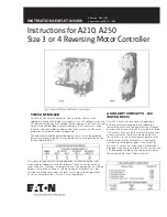 Предварительный просмотр 1 страницы Eaton A210 Instruction Leaflet