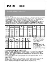 Eaton ADS8 Series Instruction Leaflet предпросмотр