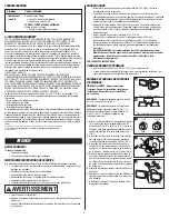 Предварительный просмотр 2 страницы Eaton All-Pro FST1850L Instruction Manual