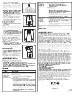 Preview for 4 page of Eaton All-Pro MSLED300W Instruction Manual