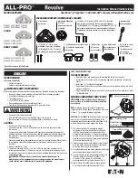 Preview for 1 page of Eaton All-Pro Revolve REV32735M Instruction Manual