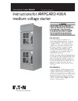 Предварительный просмотр 1 страницы Eaton Ampgard 400 Instruction Manual