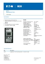 Eaton AT2P Technical Data Manual preview