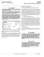 Preview for 2 page of Eaton ATC-100 Operation & Maintenance Manual