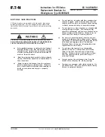 Preview for 9 page of Eaton B20B-VR Series Instructions Manual