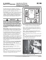 Preview for 32 page of Eaton B20B-VR Series Instructions Manual