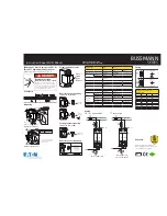 Eaton BSPM2275TN Instruction Sheet предпросмотр