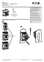 Eaton BZM1-XDV Installation Instructions предпросмотр