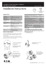 Eaton CASBB394 Installation Instructions preview