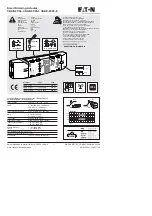 Предварительный просмотр 1 страницы Eaton CDAE-01/05-I Manual