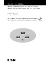 Eaton CEAG 3583 1-8 h/D LED CGLine+ Mounting And Operating Instructions preview