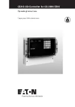 Предварительный просмотр 1 страницы Eaton CEAG CG-Controller Operating Instructions Manual