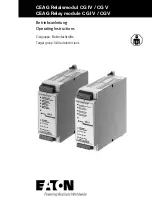 Eaton CEAG CG IV Operating Instructions Manual предпросмотр