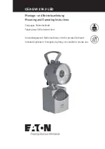 Eaton CEAG W 276.3 LED Mounting And Operating Instructions preview