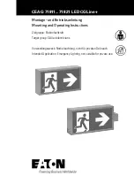 Предварительный просмотр 1 страницы Eaton CGLine+ LED CEAG 71811 Mounting And Operating Instructions