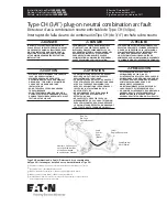 Предварительный просмотр 1 страницы Eaton CH 3/4" Series Instructional Leaflet