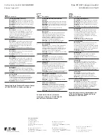 Preview for 4 page of Eaton CH 3/4" Series Instructional Leaflet