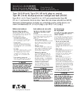 Eaton CH Instructional Leaflet preview