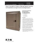 Eaton CH10GEN5030SN Instruction Booklet предпросмотр