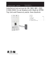 Eaton CHND Series Installation Instructions Manual preview