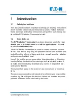 Preview for 3 page of Eaton chvz-01/03 Operating Instructions Manual