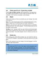 Preview for 8 page of Eaton chvz-01/03 Operating Instructions Manual