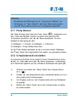 Preview for 26 page of Eaton chvz-01/03 Operating Instructions Manual