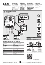 Предварительный просмотр 1 страницы Eaton CJAU-01/04 Series Instruction Leaflet