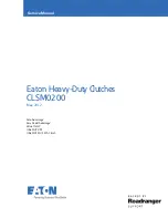 Предварительный просмотр 1 страницы Eaton CLSM0200 Service Manual