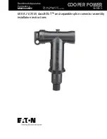 Preview for 1 page of Eaton COOPER POWER SERIES Assembly/Installation Instructions