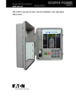 Preview for 1 page of Eaton COOPER POWER SERIES Installation And Operation Instruction Manual