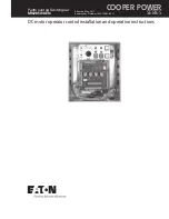 Preview for 1 page of Eaton COOPER POWER SERIES Installation And Operation Instructions Manual