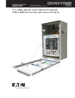 Preview for 1 page of Eaton COOPER POWER SERIES Installation, Instruction And  Service Manual