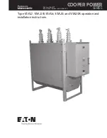 Preview for 1 page of Eaton COOPER POWER SERIES Operation And Installation Instructions Manual