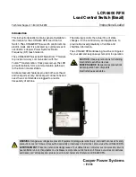 Предварительный просмотр 1 страницы Eaton Cooper Power System LCR 6600 RFN Instructional Leaflet